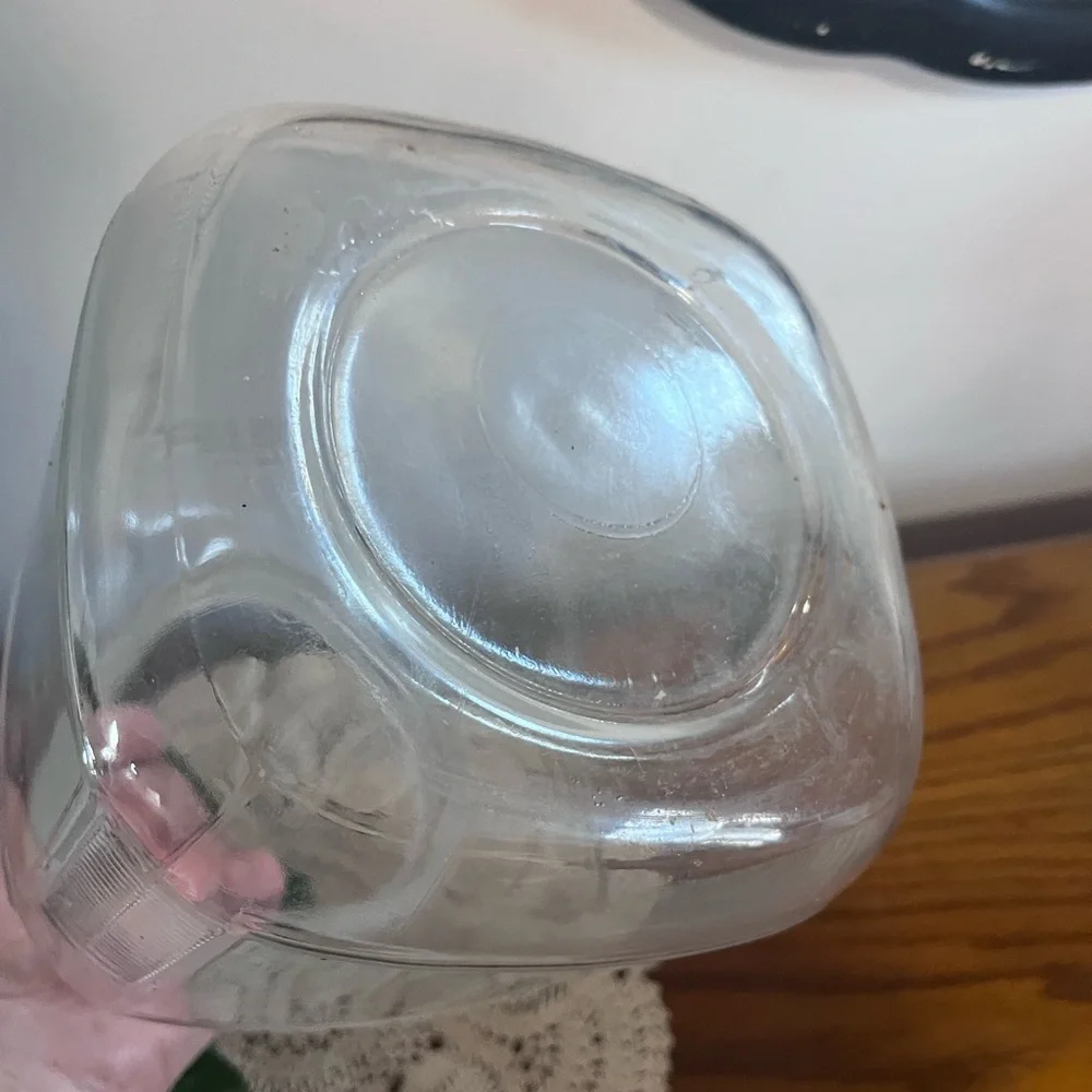 Clear Glass Square Storage Jar - Wide Mouth